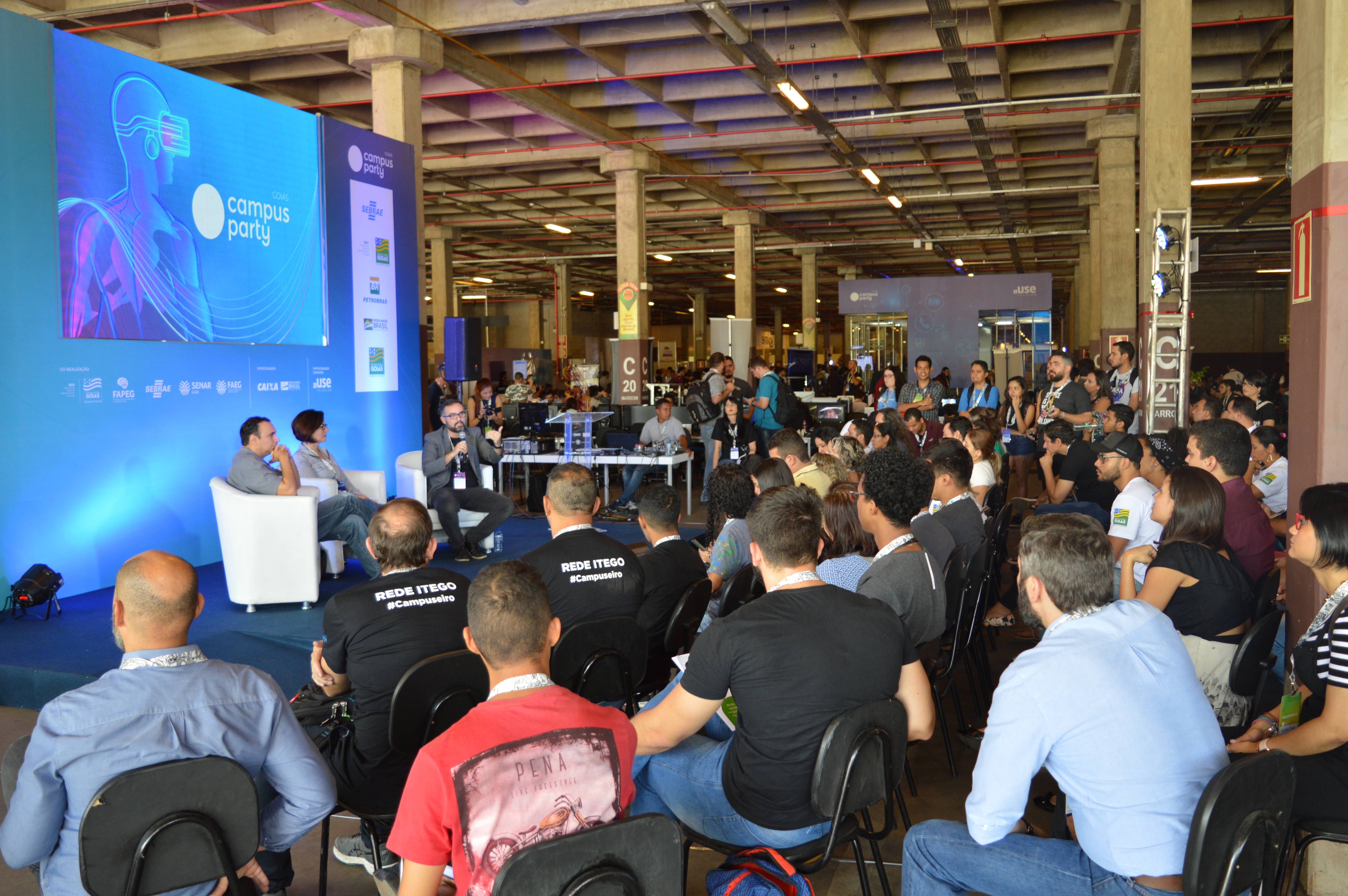 Programação da Campus Party Goiás termina e contabiliza mais de 60 mil pessoas que visitaram o evento.